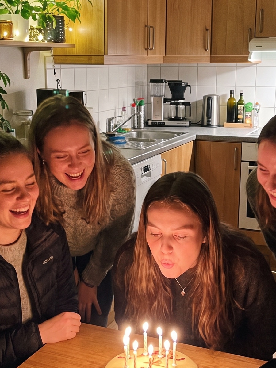 Noen som knipser midt i en samtale